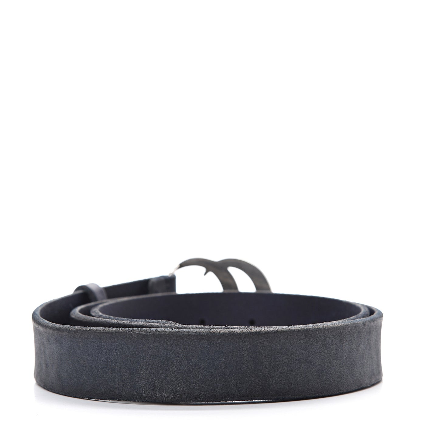 Cuoio Toscano Nickel Double G 30mm Belt 95 38 Blue