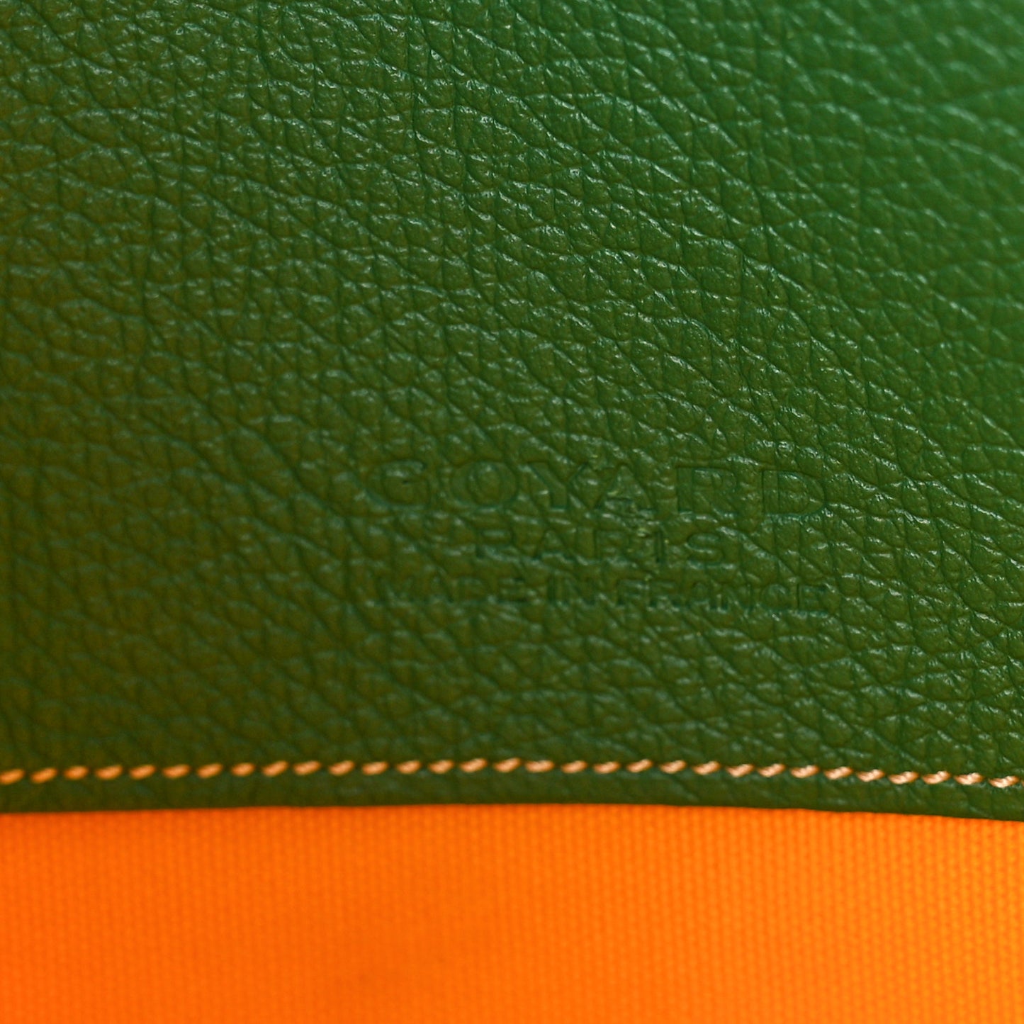 Goyardine Senat Pochette MM Green