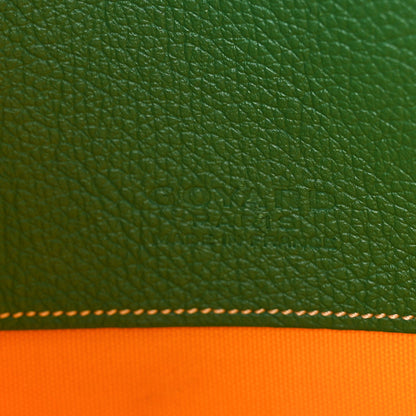 Goyard Goyardine Senat Pochette MM Green 6 of 7