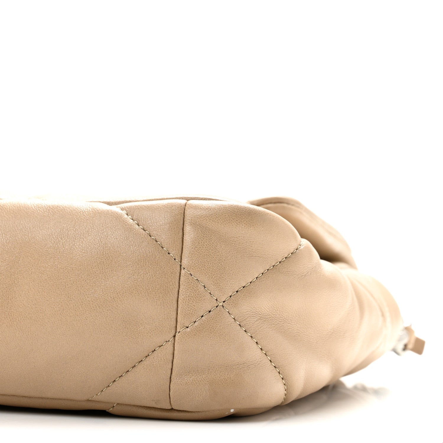Chanel Lambskin Quilted Medium Chanel 19 Flap Dark Beige 10 of 13
