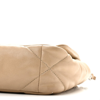 Chanel Lambskin Quilted Medium Chanel 19 Flap Dark Beige 10 of 13