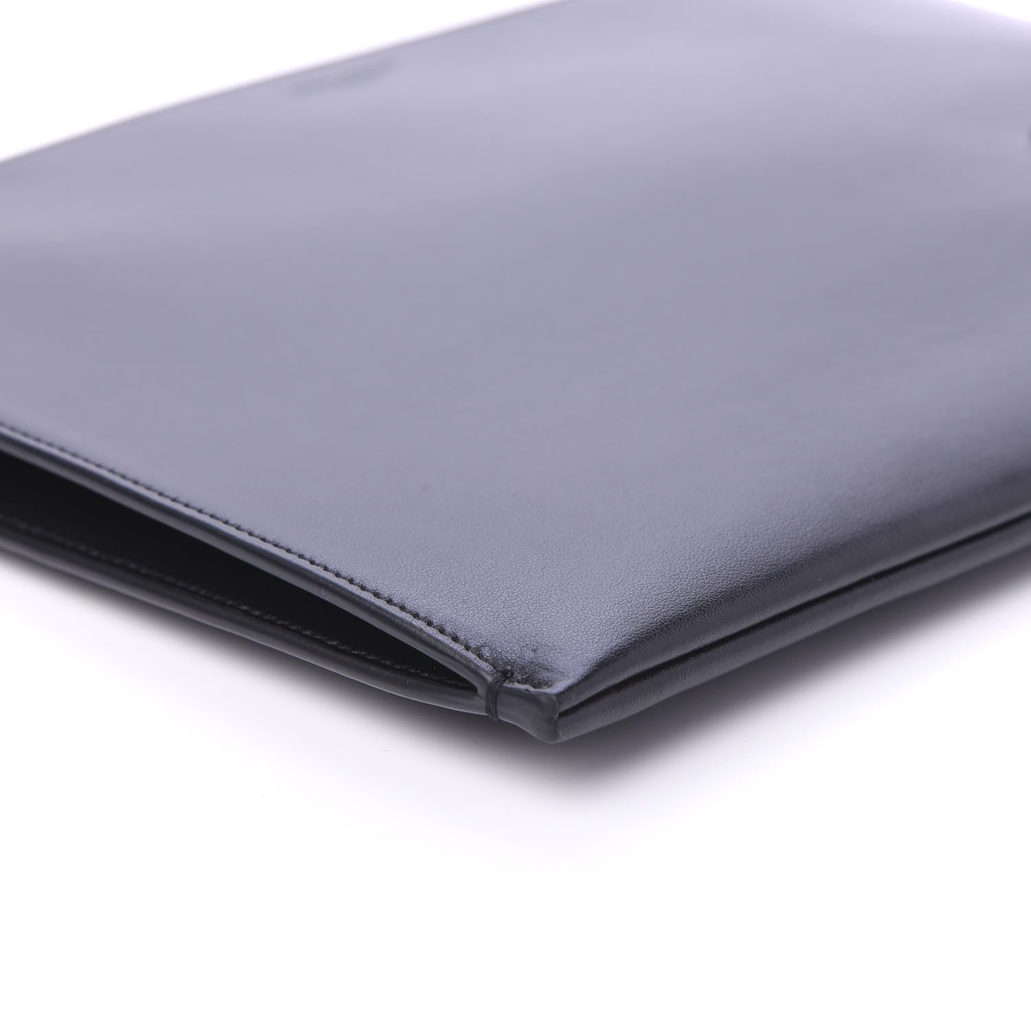 Saint Laurent Calfskin Embroidered iPad Pouch Black 6 of 10