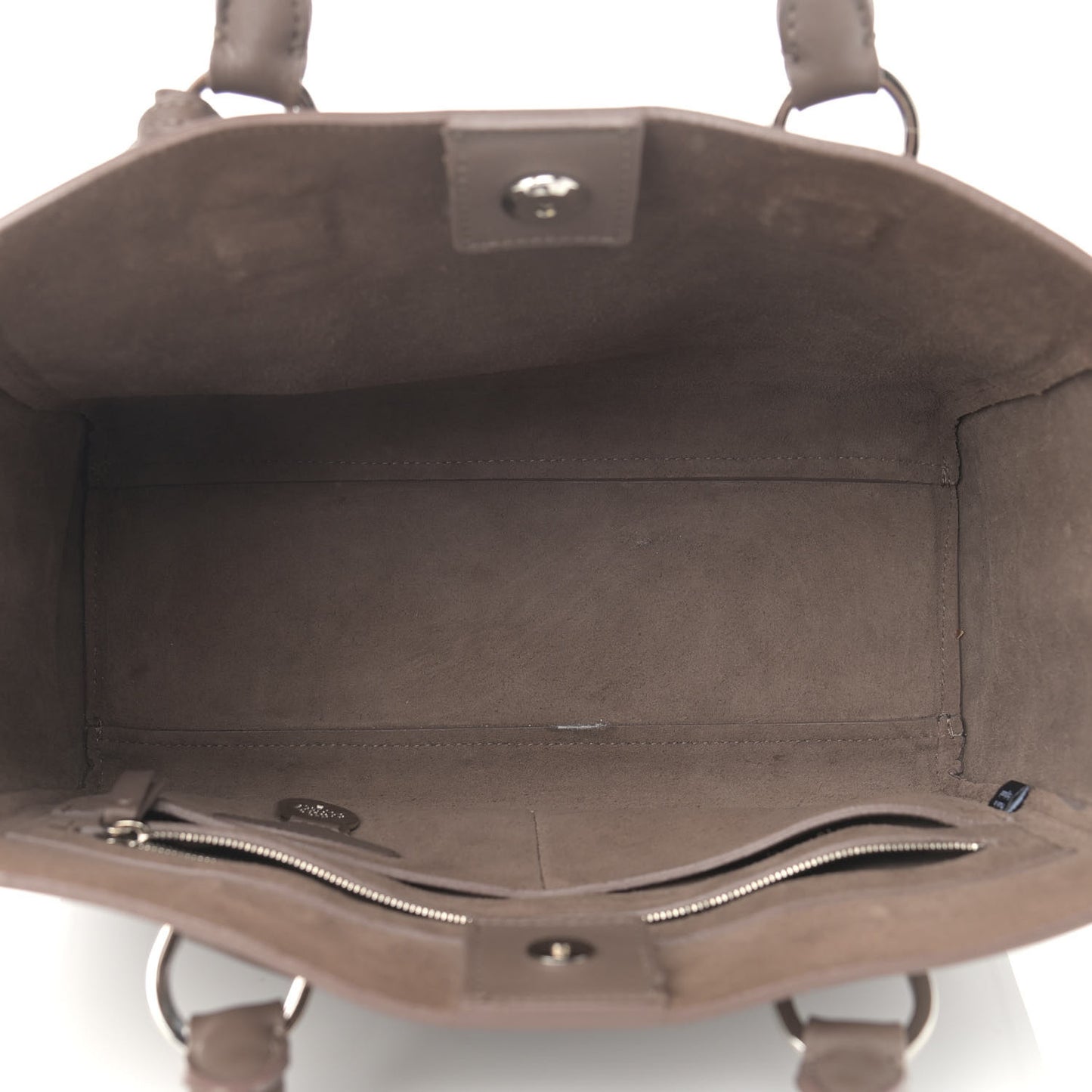 Silky Calf Small Willow Tote Taupe