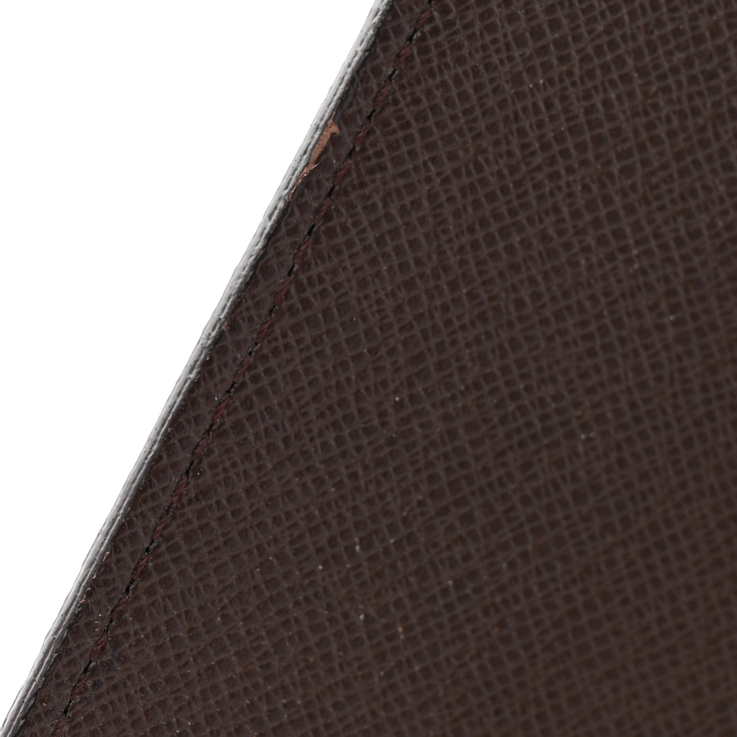 Louis Vuitton Damier Ebene Simple Checkbook Cover Wallet 8 of 11