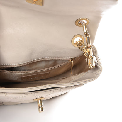 Chanel Calfskin Quilted Retro Chain Flap Beige 4 of 10