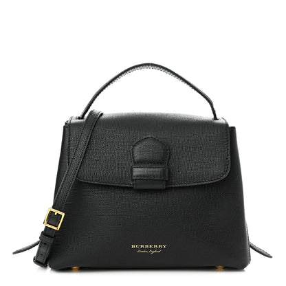 Burberry Derby Calfskin House Check Small Camberley Black 1 of 9
