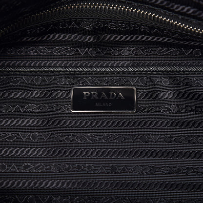 Prada Tessuto Nylon Quilted Shopping Tote Black 8 of 9