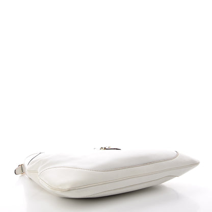 Gucci Calfskin Medium Jackie O Bouvier Hobo White 4 of 11