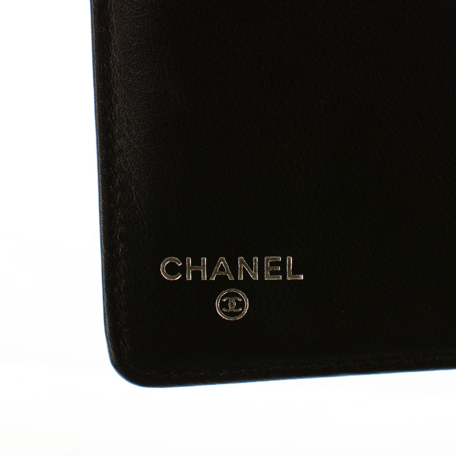Chanel Patent Calfskin Quilted Yen Wallet Black 7 of 9