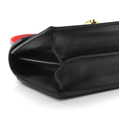 Christian Louboutin Calfskin Mini Elisa Shoulder Bag Black 7 of 8