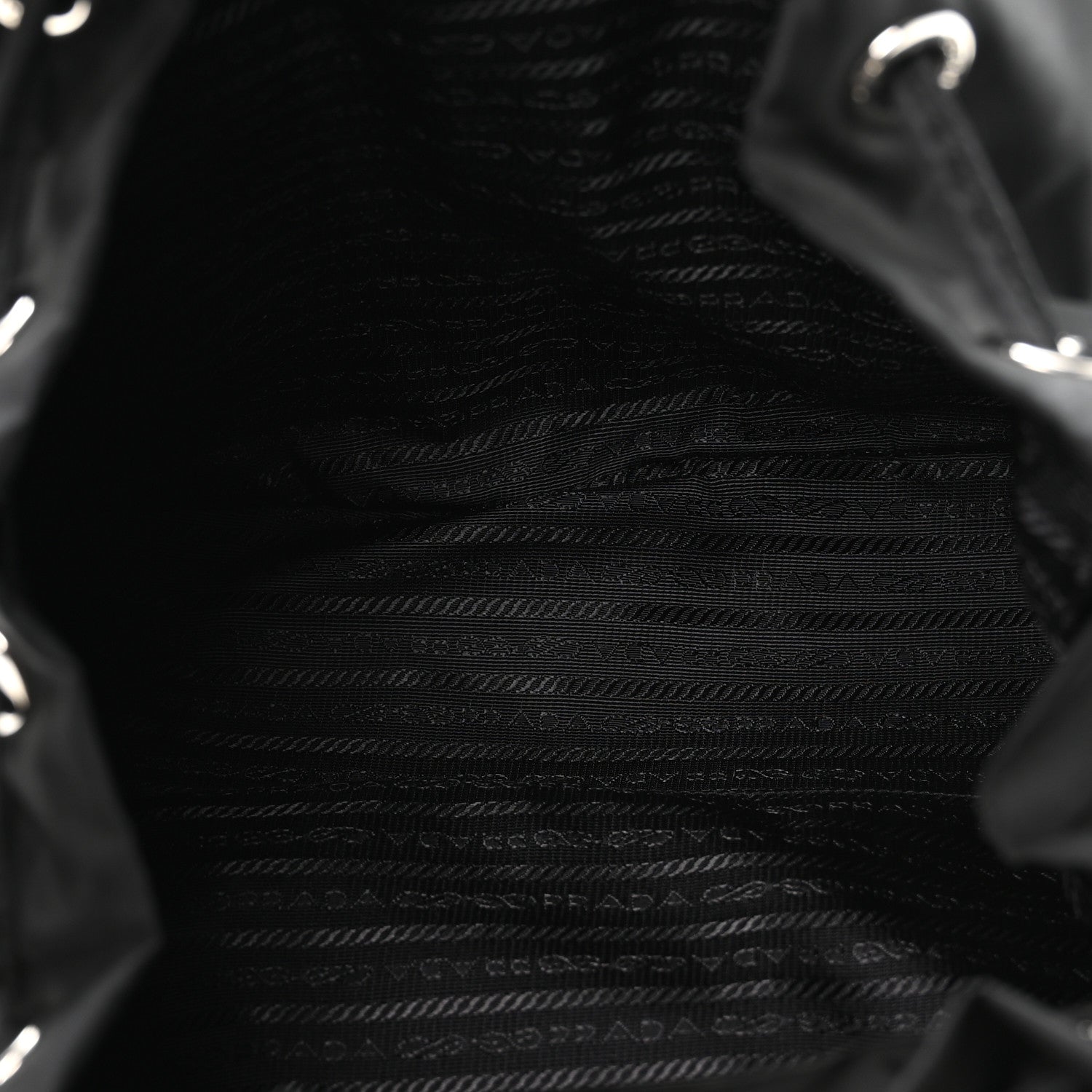 Prada Tessuto Nylon Saffiano Medium Backpack Black 4 of 11