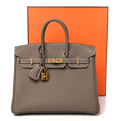 Hermes Togo Birkin 25 Etoupe 11 of 11