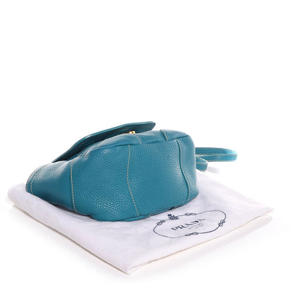Prada Vitello Daino Crossbody Bag Turchese 4 of 9