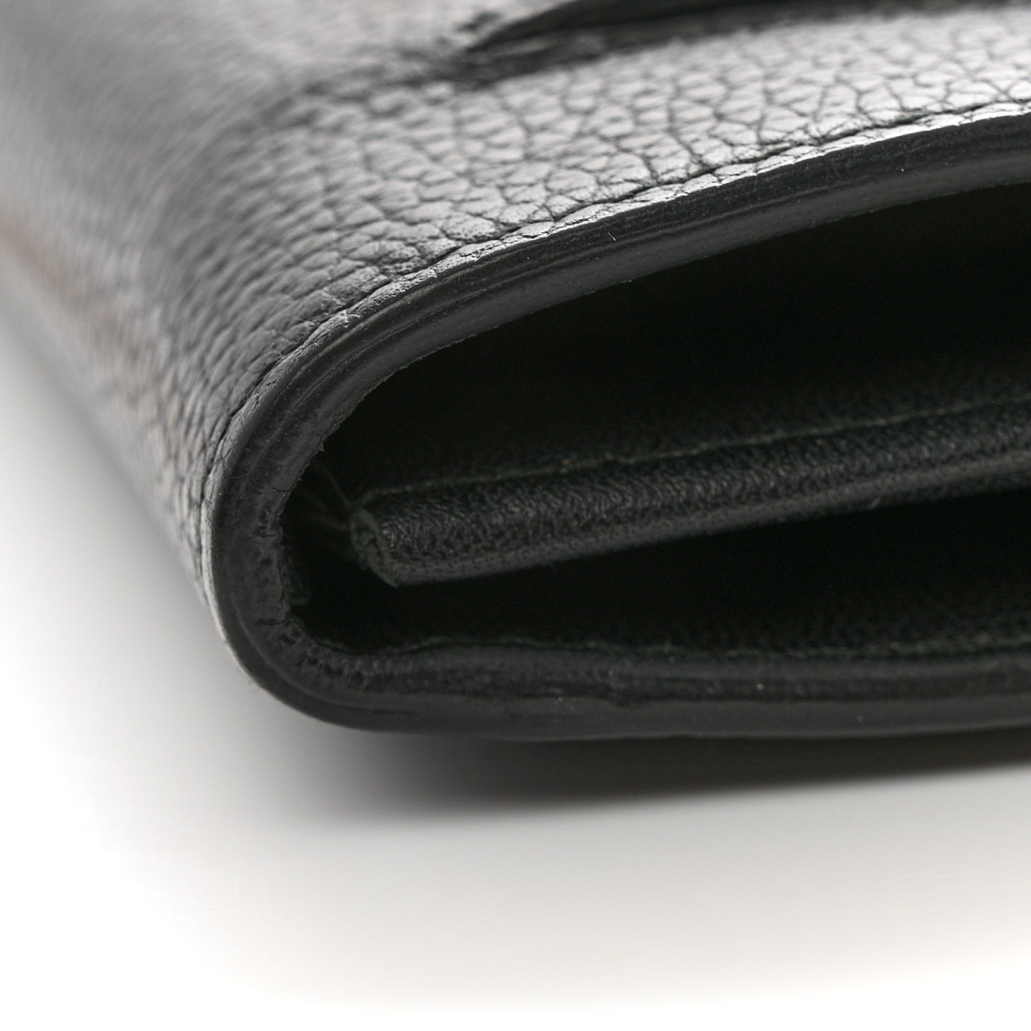 Alexander McQueen Pebbled Calfskin Skull Wallet on Chain Black 13 of 14