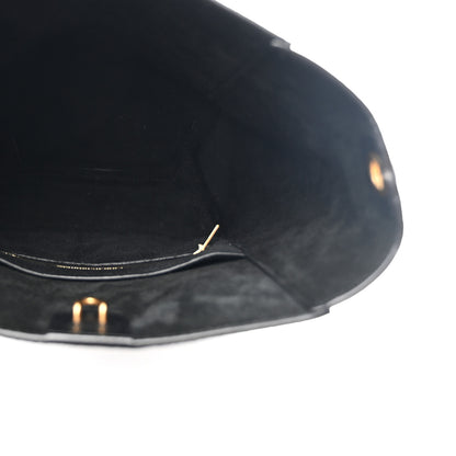 Celine Soft Grained Calfskin Small Sangle Bucket Bag Black 5 of 10