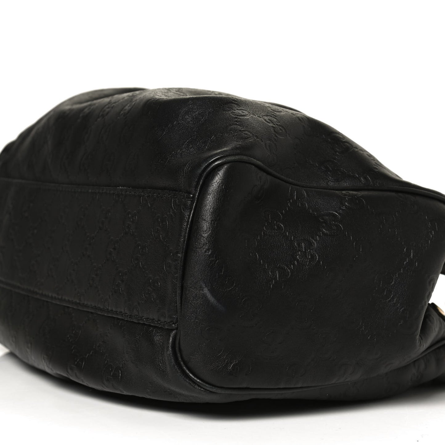 Guccissima Medium Sukey Tote Black