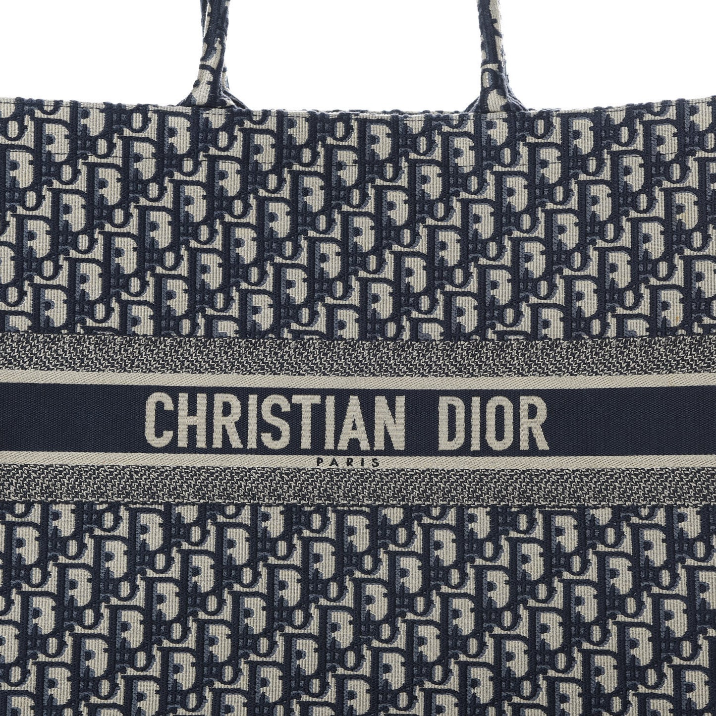 Oblique Book Tote Blue Multicolor
