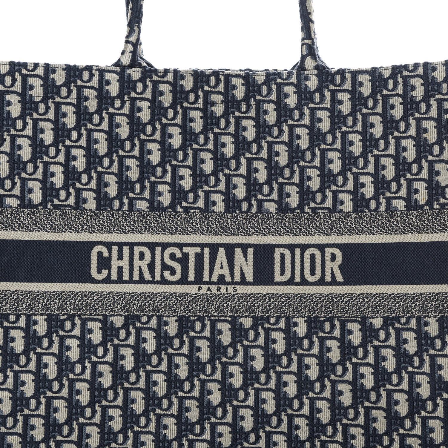 Christian Dior Oblique Book Tote Blue Multicolor 8 of 10