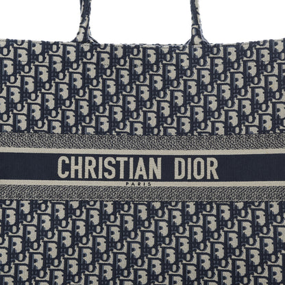 Christian Dior Oblique Book Tote Blue Multicolor 8 of 10