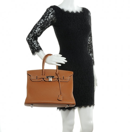 Togo Birkin 35 Gold