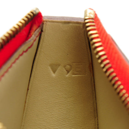 Hermes Chevre Mysore Box Watermelon Coin Purse Rouge Garance Vert Fonce Parchemin 7 of 8