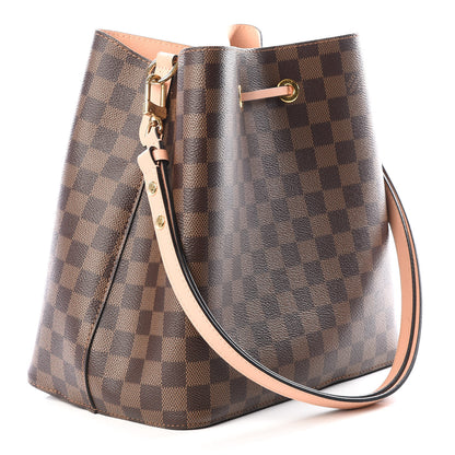 Louis Vuitton Damier Ebene Neonoe MM Venus Pink 2 of 11