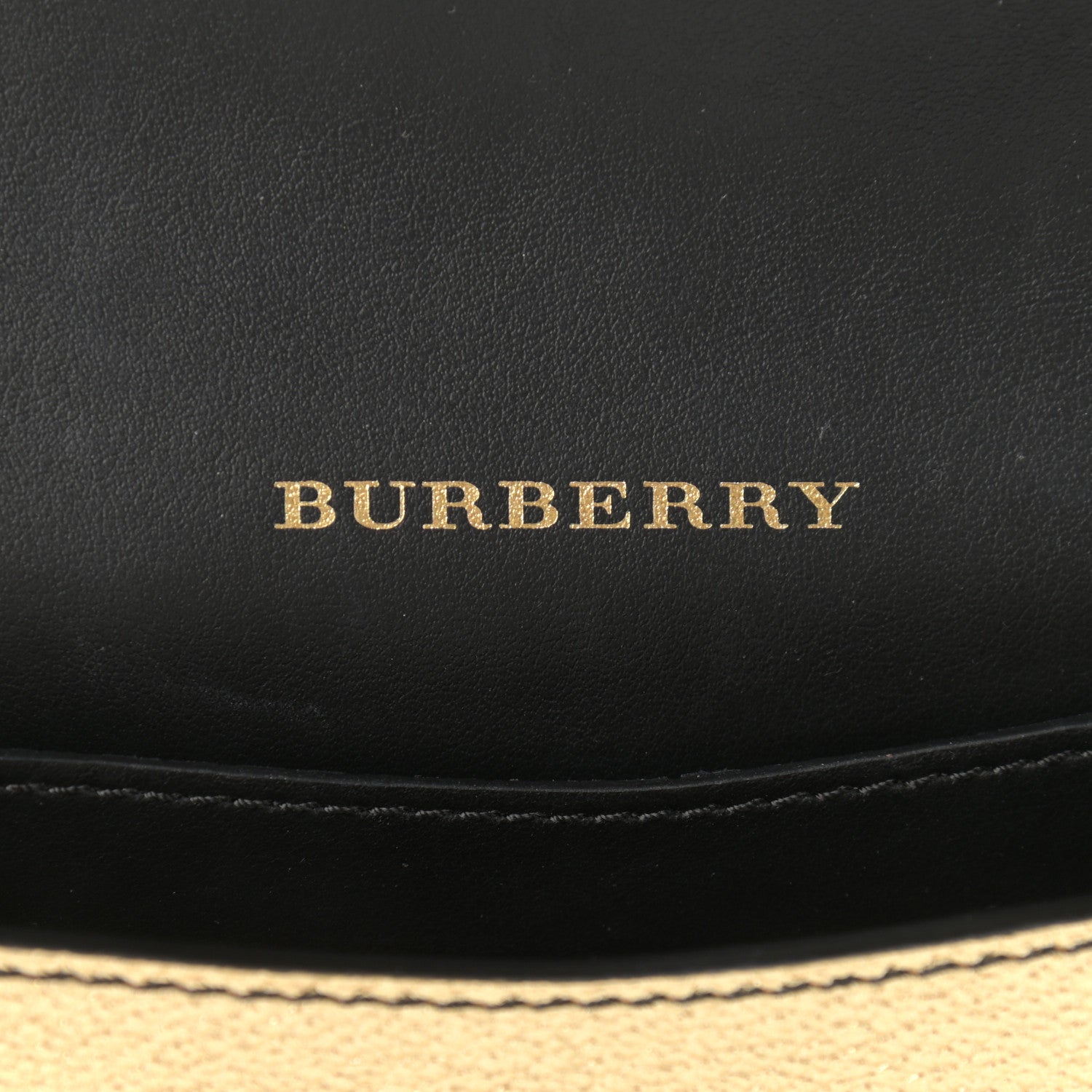 Burberry Metallic Soft Grain Calfskin Mini Phone Buckle Bag Gold 6 of 11