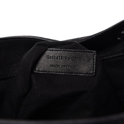 Saint Laurent Calfskin Fringe Festival Backpack Black 9 of 11