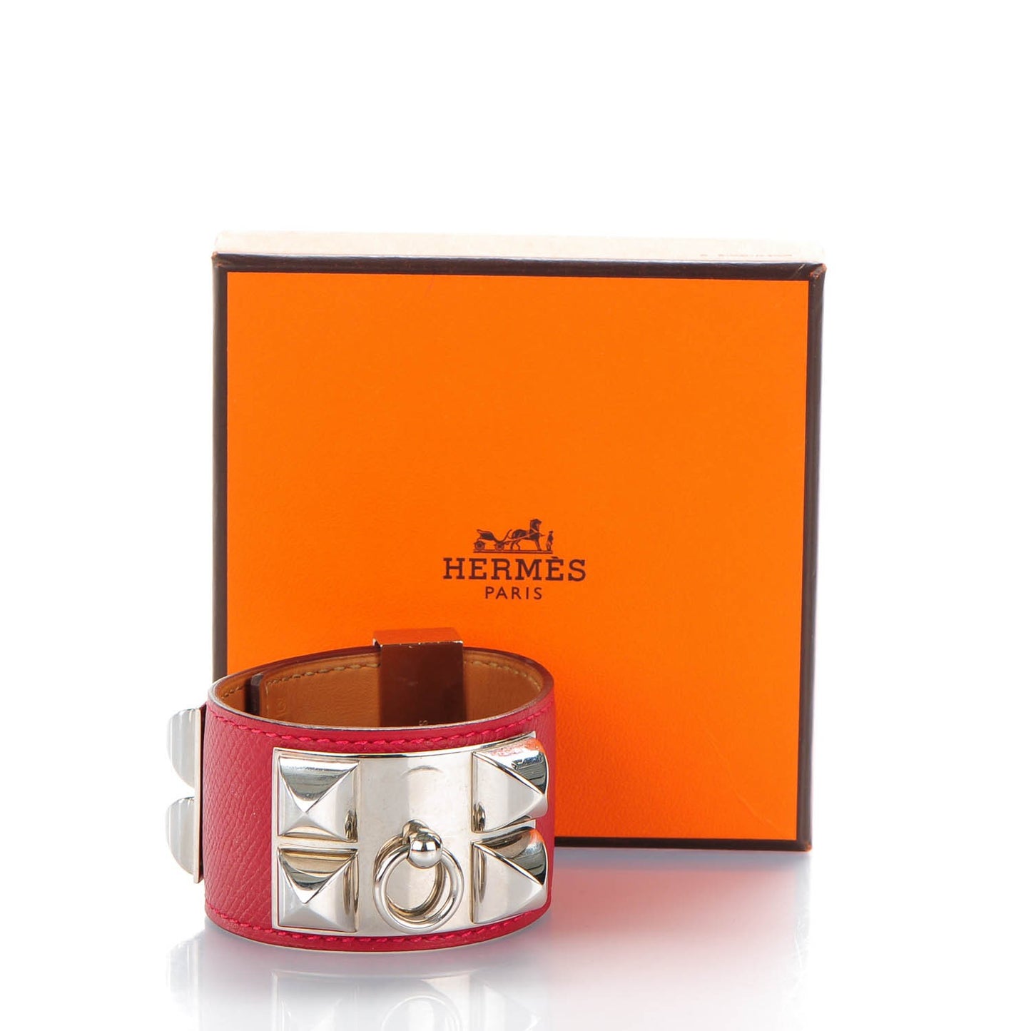 Epsom Collier De Chien CDC Bracelet S Rouge Casaque