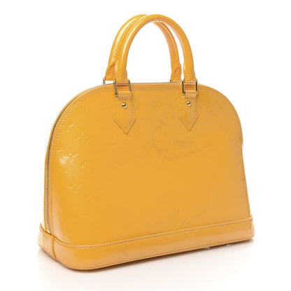 Louis Vuitton Vernis Alma PM Jaune Passion 3 of 14