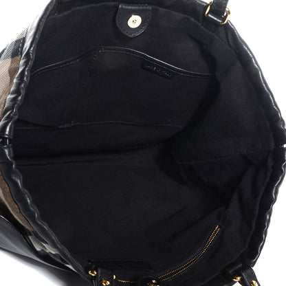 Burberry Calfskin House Check Big Crush Black 7 of 12