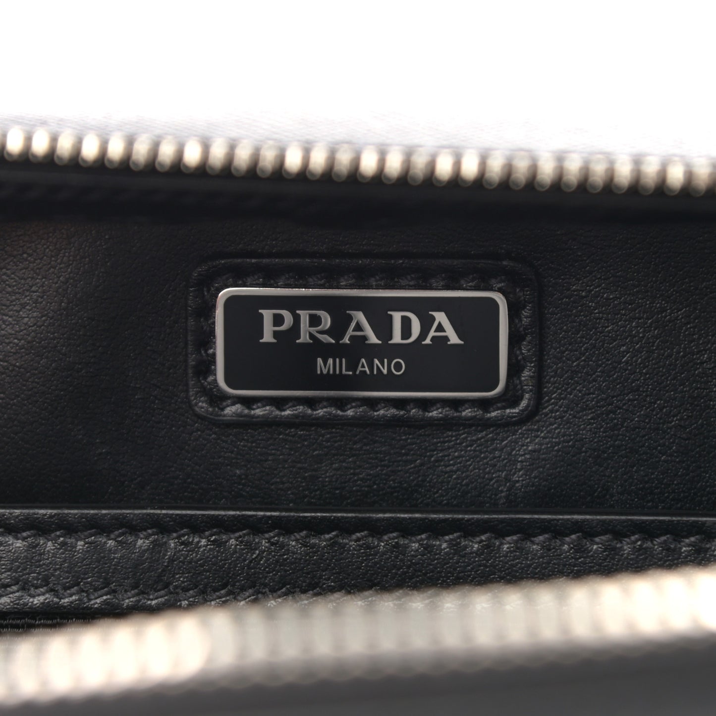 Saffiano Travel Medium Brique Crossbody Bag Black