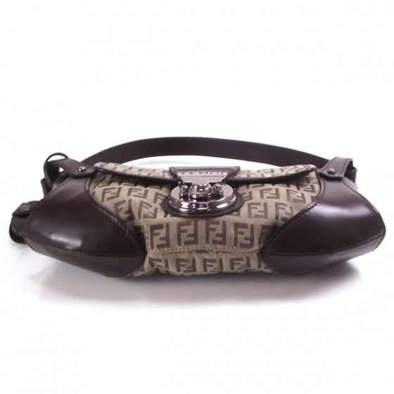 Fendi Zucchino Ruffled TurnLock Pochette 4 of 10