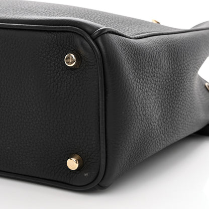 Christian Dior Bullcalf Diorissimo Tote Black Rose Indien 9 of 12