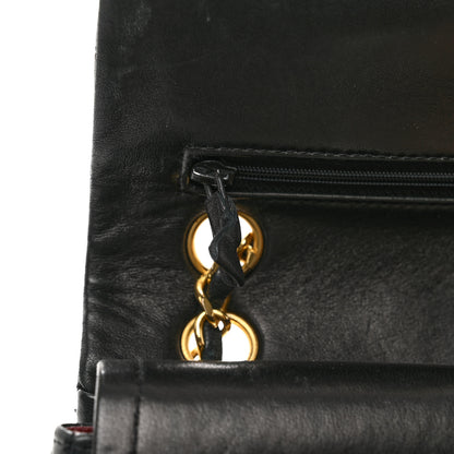 Chanel Lambskin Quilted Small Double Flap Black 12 of 14