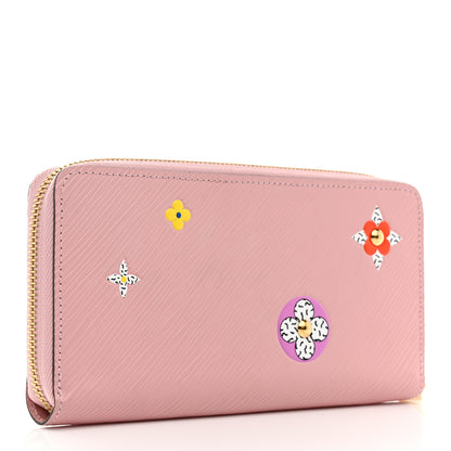Louis Vuitton Epi Blooming Flowers Zippy Wallet Rose Ballerine 3 of 7