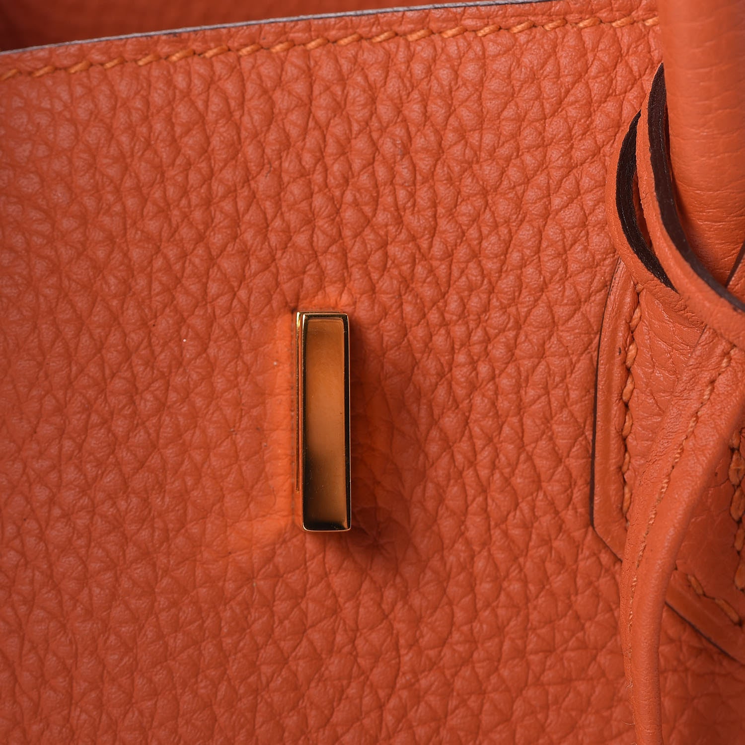 Hermes Togo Birkin 25 Feu 22 of 36