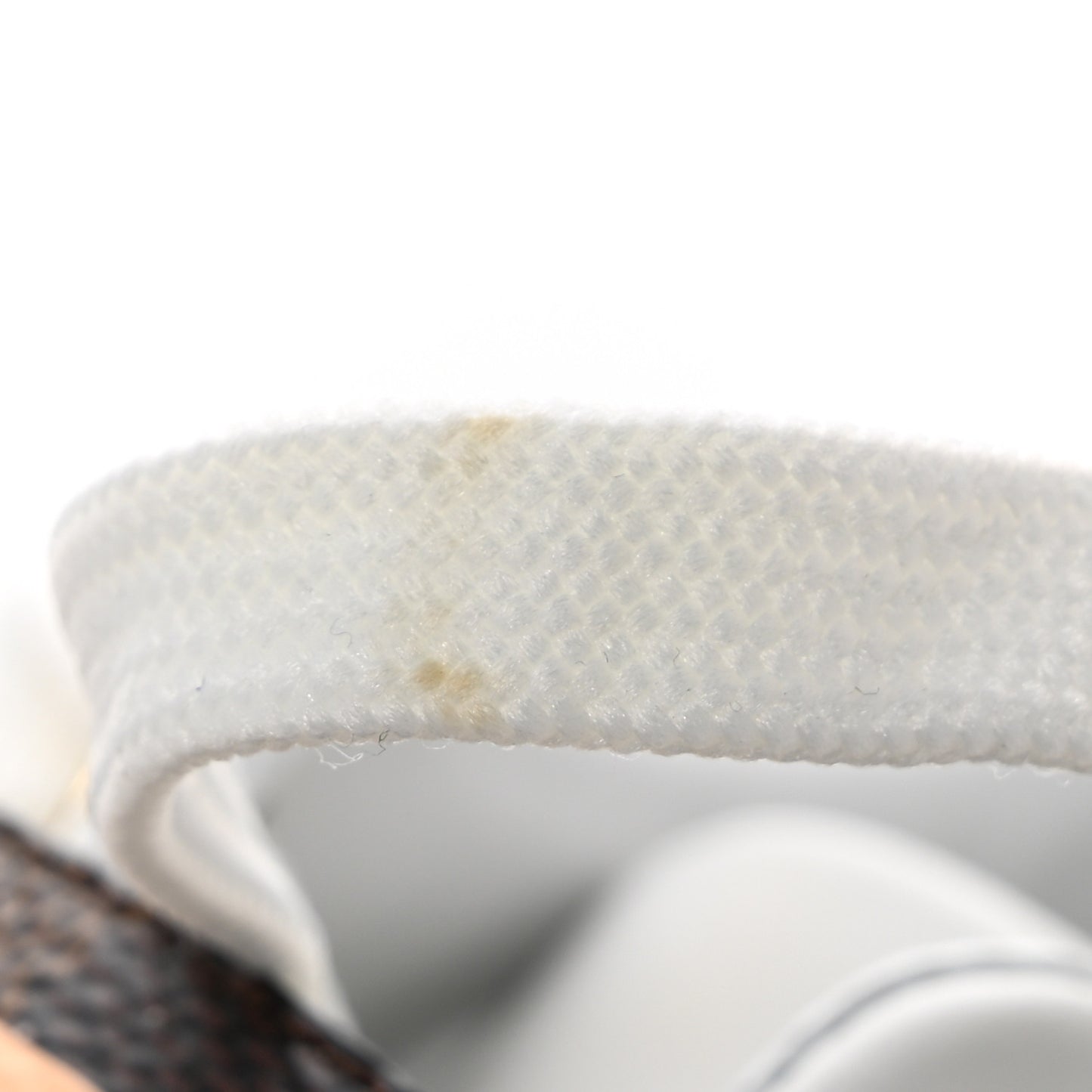 Damier Ebene Front Row Sneaker 37 White