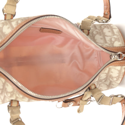 Christian Dior Monogram Trotter Romantique Boston Bag Beige 5 of 14