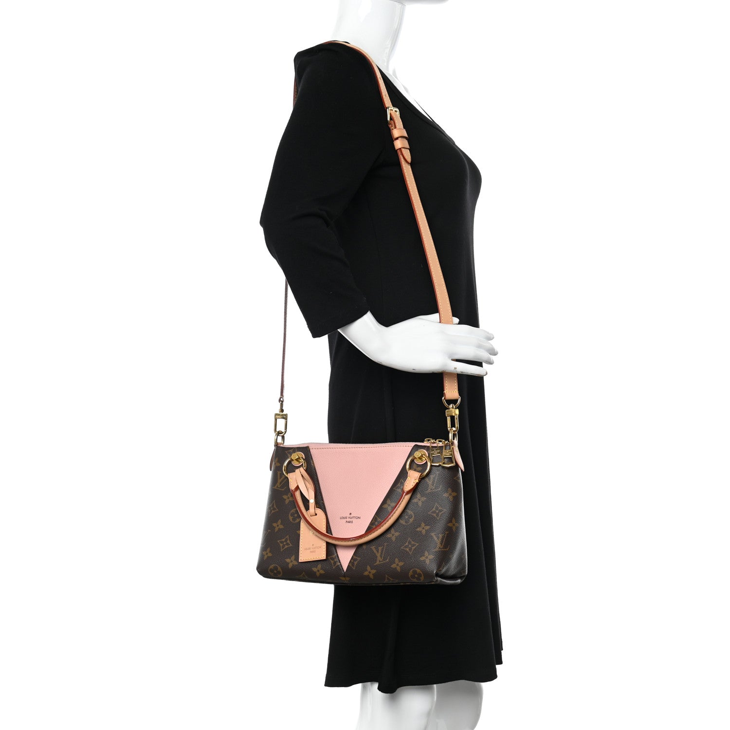 Louis Vuitton Monogram V Tote BB Rose Poudre 2 of 11