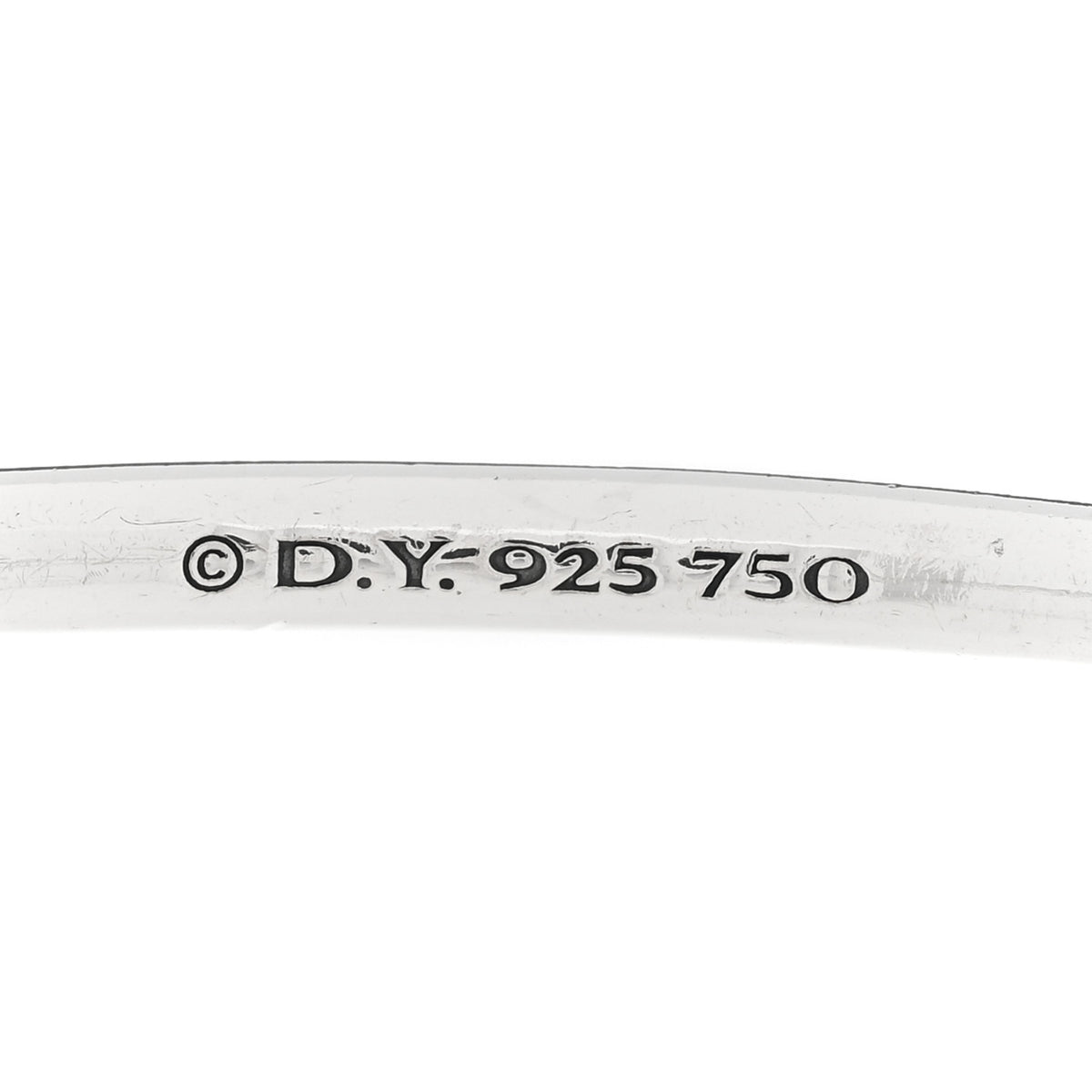 David Yurman Sterling Silver 18K Yellow Gold Diamond Petite Helena Classic Cable Station Bracelet 3 of 3