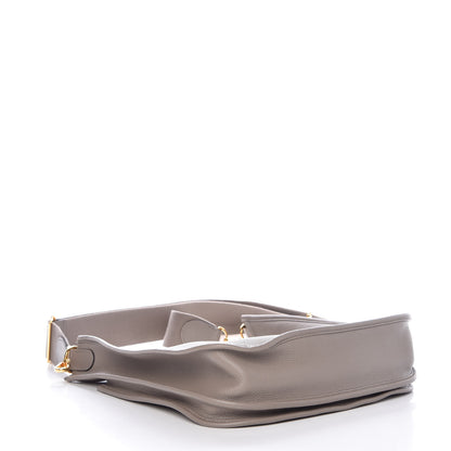 Hermes Taurillon Clemence Evelyne III PM Gris Asphalte 4 of 7