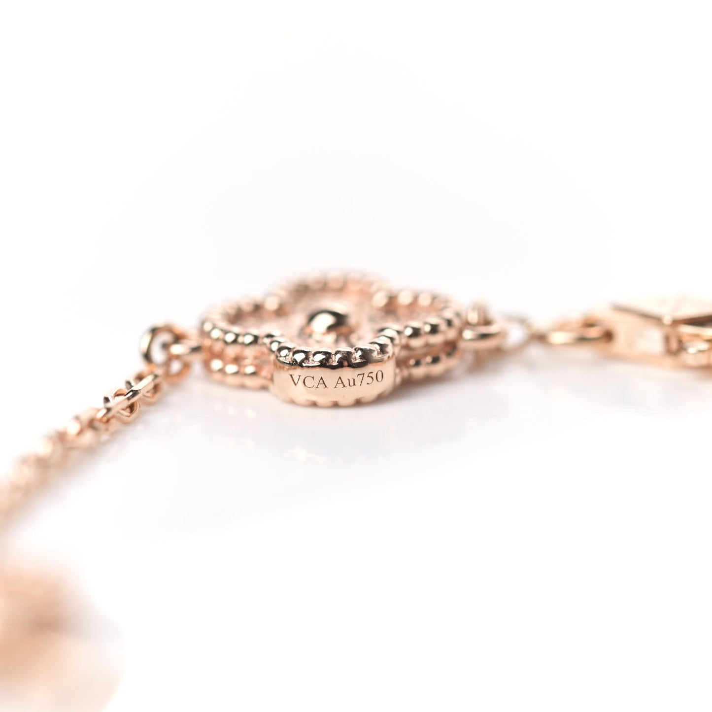 18K Rose Gold 6 Motifs Sweet Alhambra Bracelet
