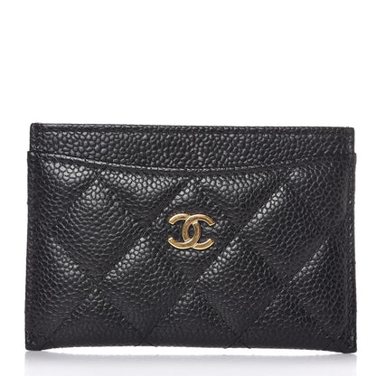 Chanel Caviar Quilted Card Holder Black 1 of 8
