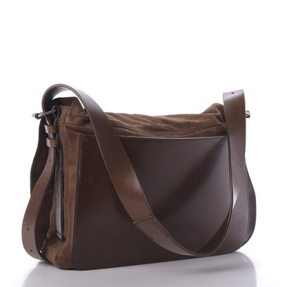 Balenciaga Baby Daim Suede Messenger Bag Brown 3 of 13