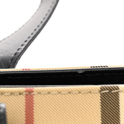 Burberry House Check Regent Tote Black 9 of 10