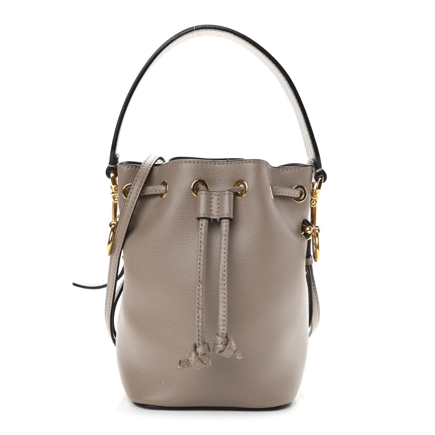 Vitello Cruise F is Fendi Mini Mon Tresor Bucket Bag Tortora