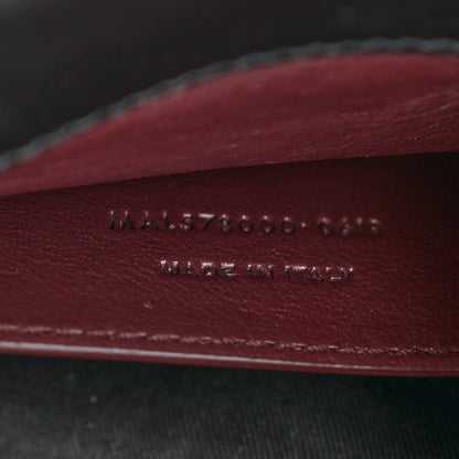 Saint Laurent Grain de Poudre Medium Classic Monogram Cassandra Top Handle Black Rouge Legion 7 of 10