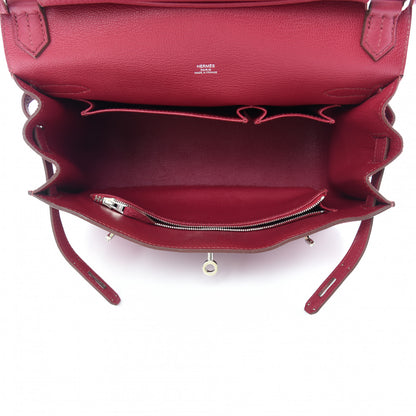 Hermes Taurillon Clemence Jypsiere 28 Rubis 5 of 13