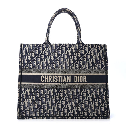 Christian Dior Oblique Book Tote Blue Multicolor 1 of 5